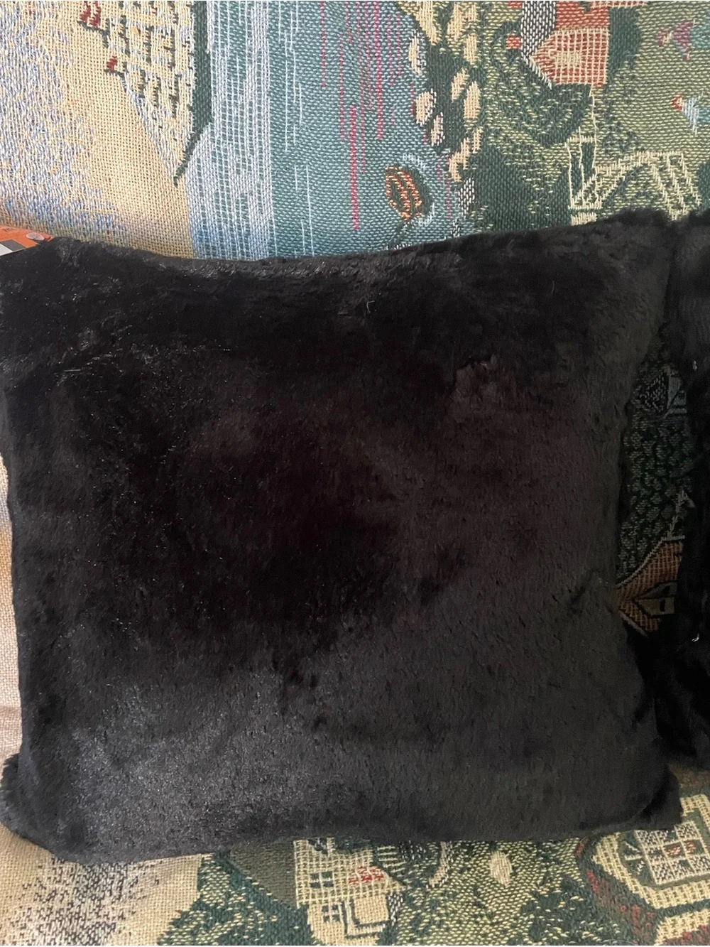 & Other Stories Black Halloween Bat Accent Pillow Pair